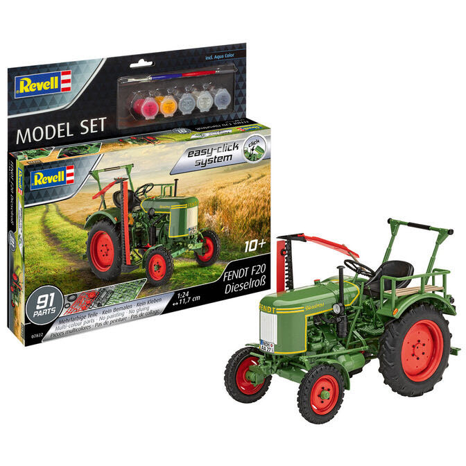 Збірна модель Revell Трактор Fendt F20 Dieselro? рівень 2 1:24 (RVL-67822) Вид моделі трактор