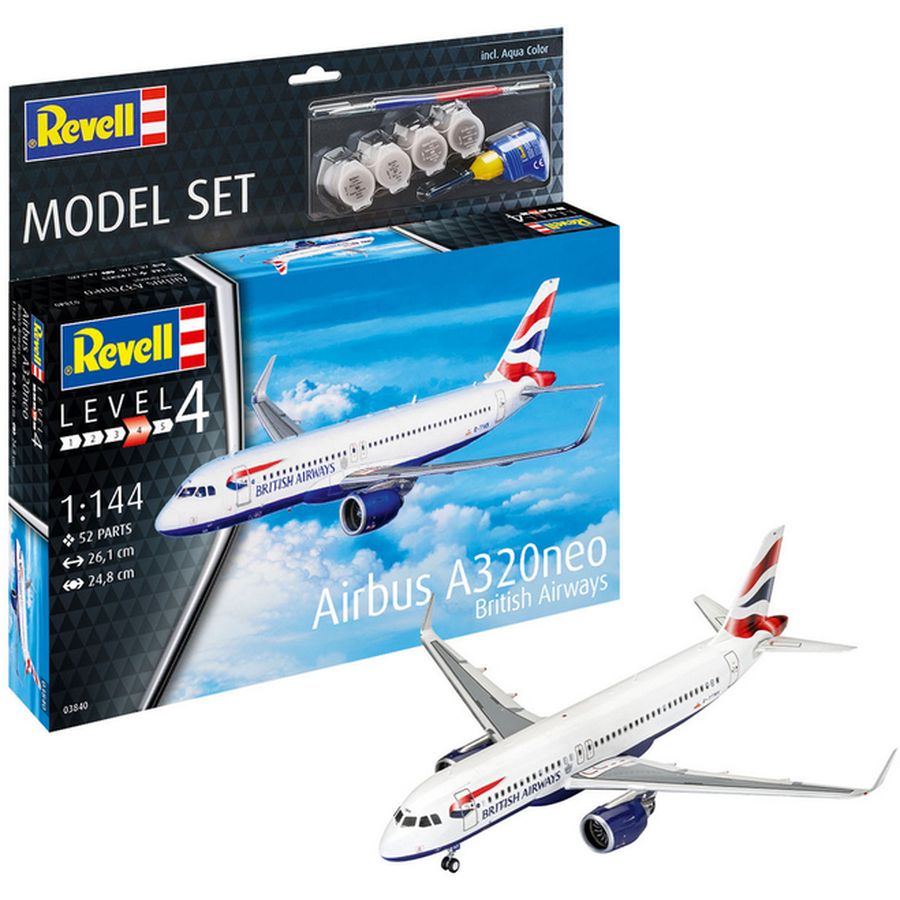 Сборная модель REVELL Самолет Airbus A320 British Airways (RVL-63840)