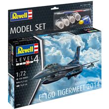 Сборная модель Revell Самолет F-16D Tigermeet 2014 Уровень 4 1:72 (RVL-63844)