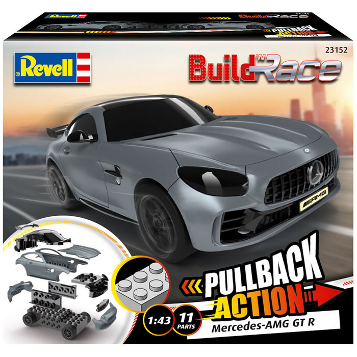 Фото Збірна модель REVELL Автомобіль Mercedes-AMG GT R Grey масштаб 1:43 (RVL-23152)