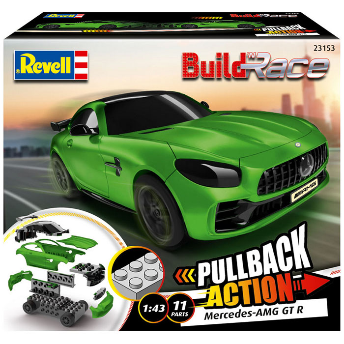 Фото Збірна модель REVELL Автомобіль Mercedes-AMG GT R Green масштаб 1:43 (RVL-23153)