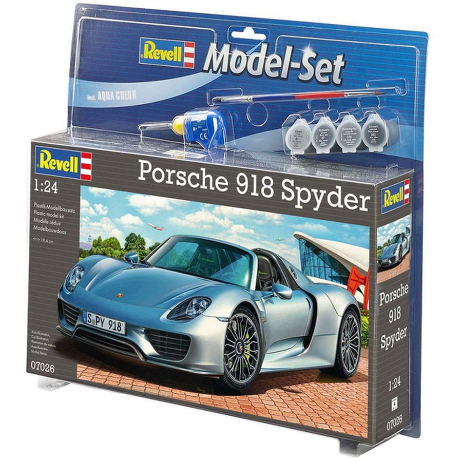 Сборная модель Revell Porsche 918 Spyder уровень 4 1:24 (RVL-67026) Возраст от 10 лет 