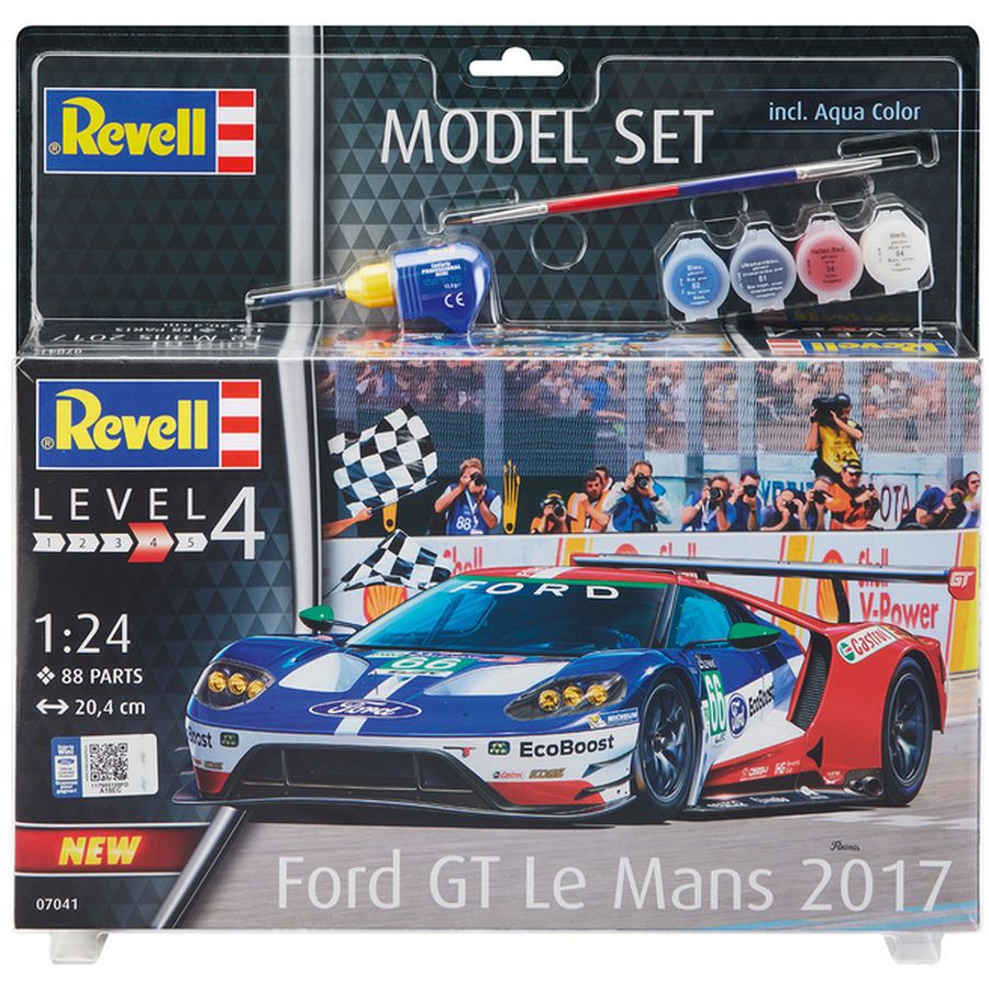 Сборная модель Revell Ford GT - Le Mans уровень 4 1:24 (RVL-67041) Возраст от 10 лет 