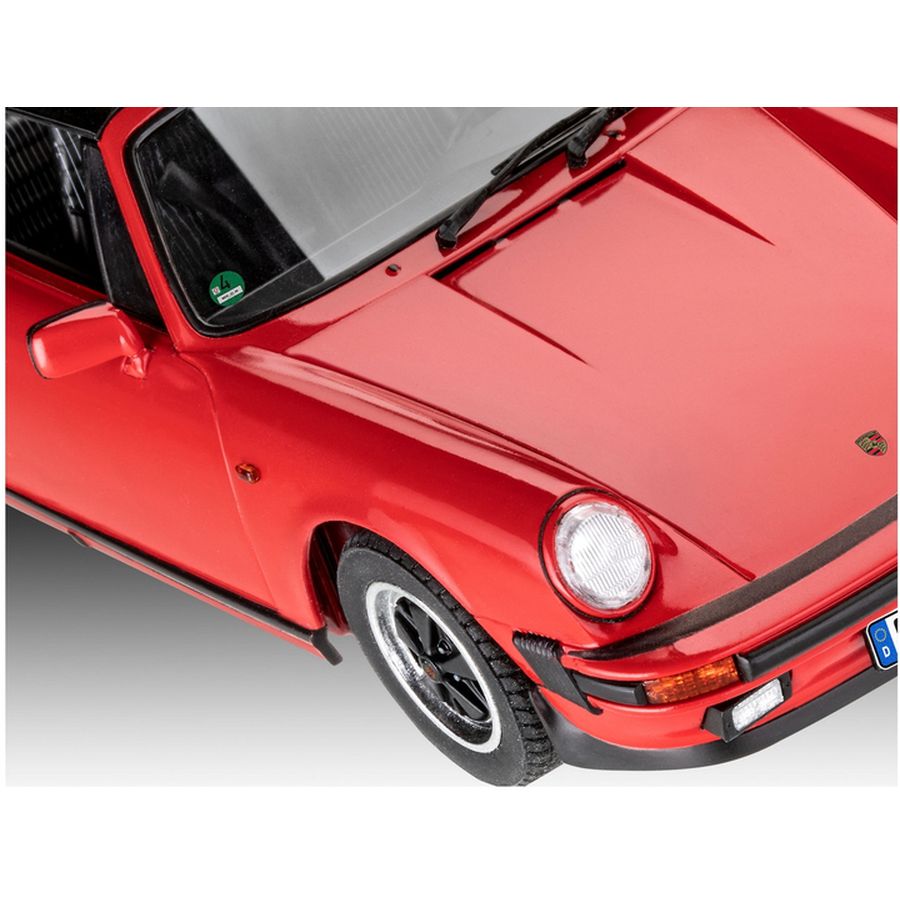 Фото Збірна модель Revell Набір автомобіль Porsche 911 Carrera 3.2 Targa рівень 3 1:24 (RVL-67689)