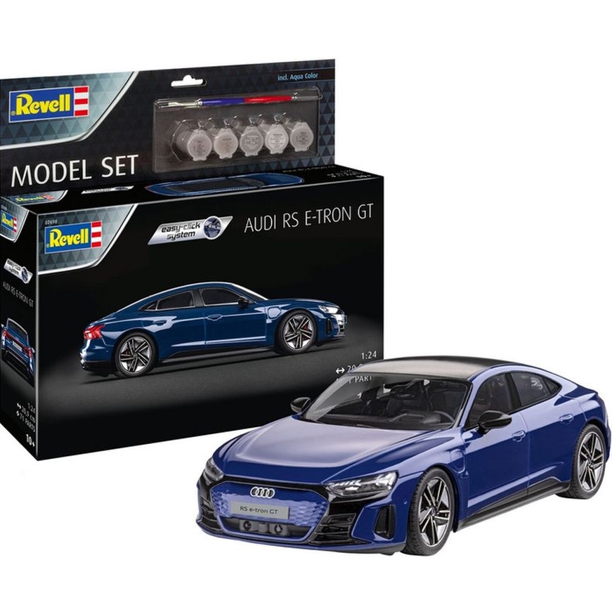 Сборная модель Revell Audi e-tron GT уровень 2 1:24 (RVL-67698) Возраст от 10 лет 