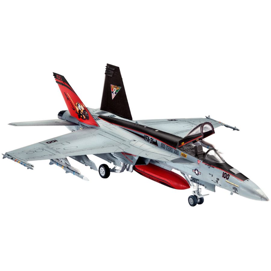 Сборная модель Revell Истребитель F/A-18E Super Hornet уровень 4 1:144 (RVL-63997)