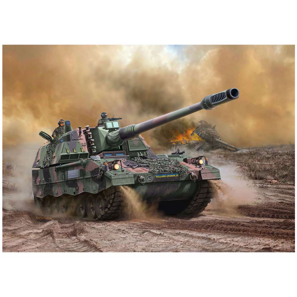 Фото Сборная модель REVELL САУ Panzerhaubitze 2000 (версия UA) (RVL-63347)