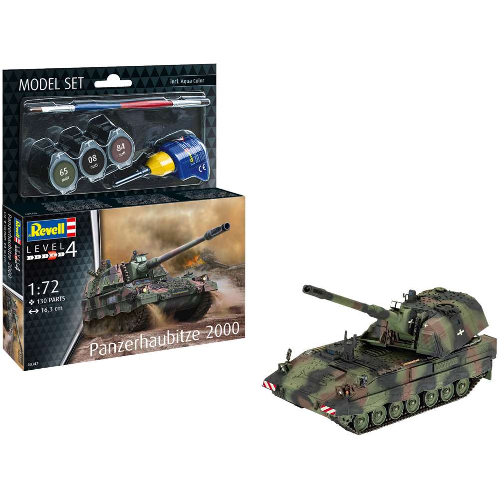 Збірна модель REVELL САУ Panzerhaubitze 2000 (версія UA) масштаб 1:72 (RVL-63347) Вік від 12 років