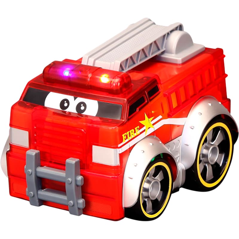 Машинка BB JUNIOR Fire Truck Push & Glow (16-89006) Вид игрушечной машины пожарная машина