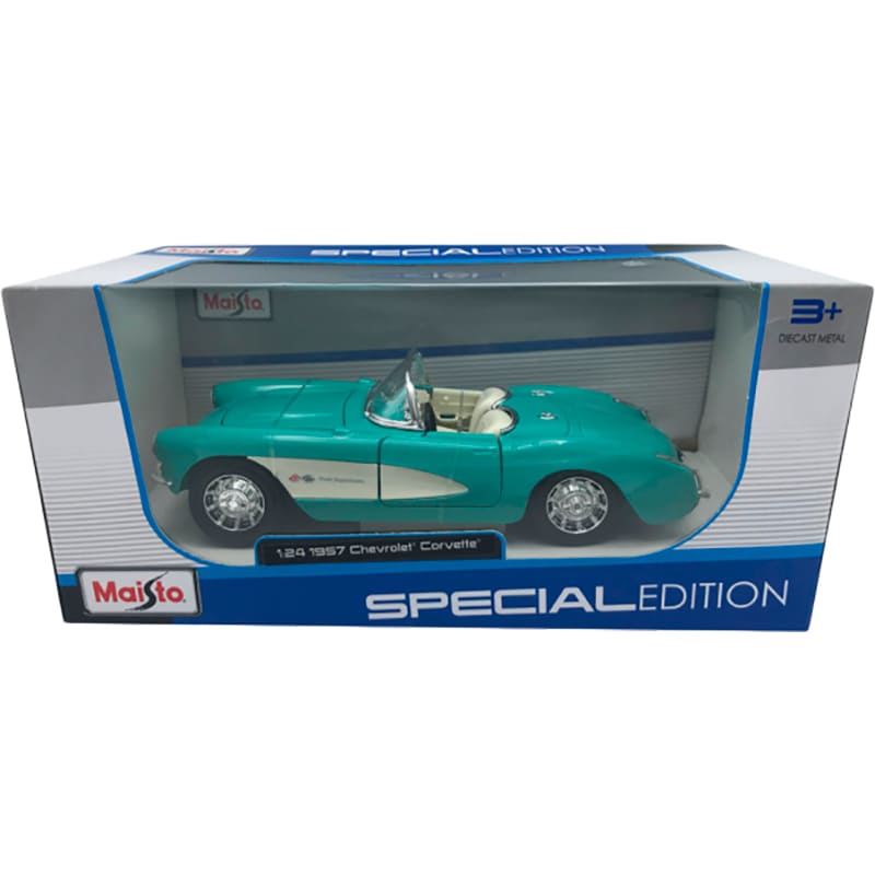 Автомодель MAISTO Chevrolet Corvette 1957 1:24 Blue (31275 lt. blue) Марка авто Chevrolet