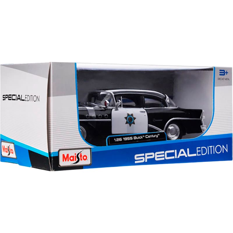 Автомодель MAISTO 1955 Buick Century 1:26 Black (31295 black) Матеріал метал