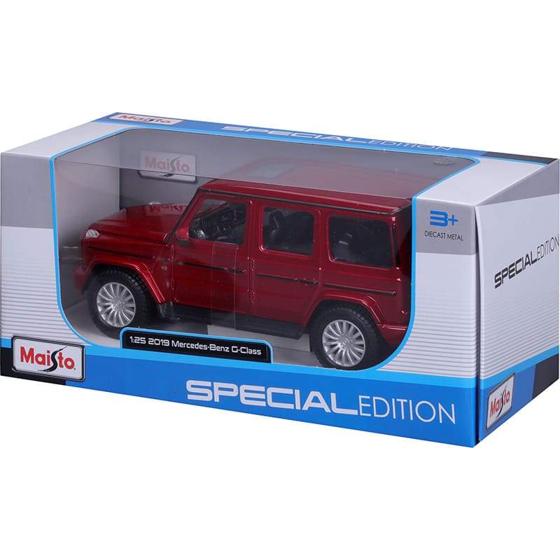 Автомодель MAISTO 2019 Mercedez Benz G-Class AMG SUV 1:24 (Red) Материал металл