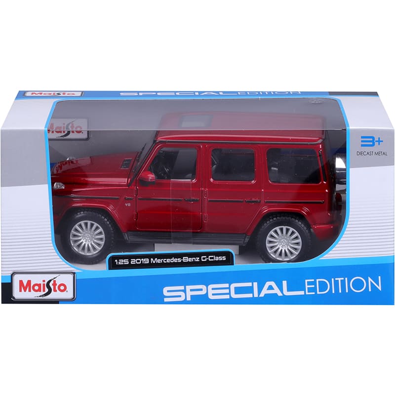 Автомодель MAISTO 2019 Mercedez Benz G-Class AMG SUV 1:24 (Red) Марка авто Mercedes-Benz