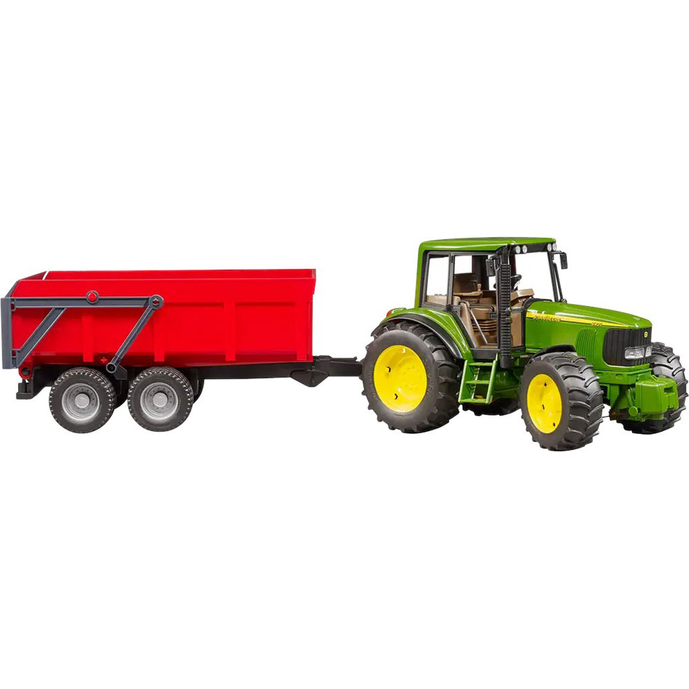 Трактор BRUDER John Deere з причіпом Особенности инерционный механизм