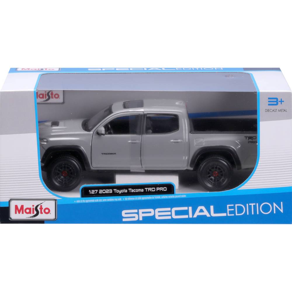 Автомодель Maisto 2023 Toyota Tacoma TRD TRO 1:24 Grey (32910 grey) Матеріал метал