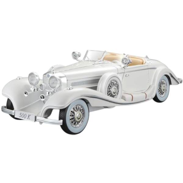 Автомодель Maisto 1936 Mercedes-Benz 500K Specialroadster 1:18 White (36055 white)