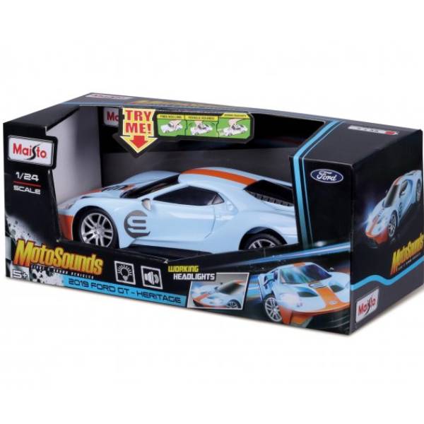 Автомодель Maisto Ford GT 1:24 Blue/Orange (81238 blue/orange) Возраст от 5 лет 