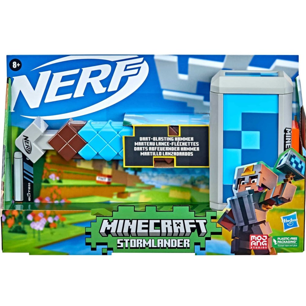 Бластер-Молот NERF Minecraft Stormlander (F4416) Тип боєприпасу м'які кулі