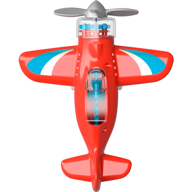 Літак FAT BRAIN TOYS Playviator Пропелер, що крутиться Red (F2261ML) Вік від 3 років