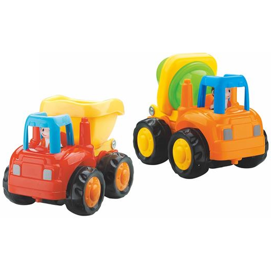 Набір машинок Hola Toys Самоскид та бетоновоз 6 шт. (326CD-6)