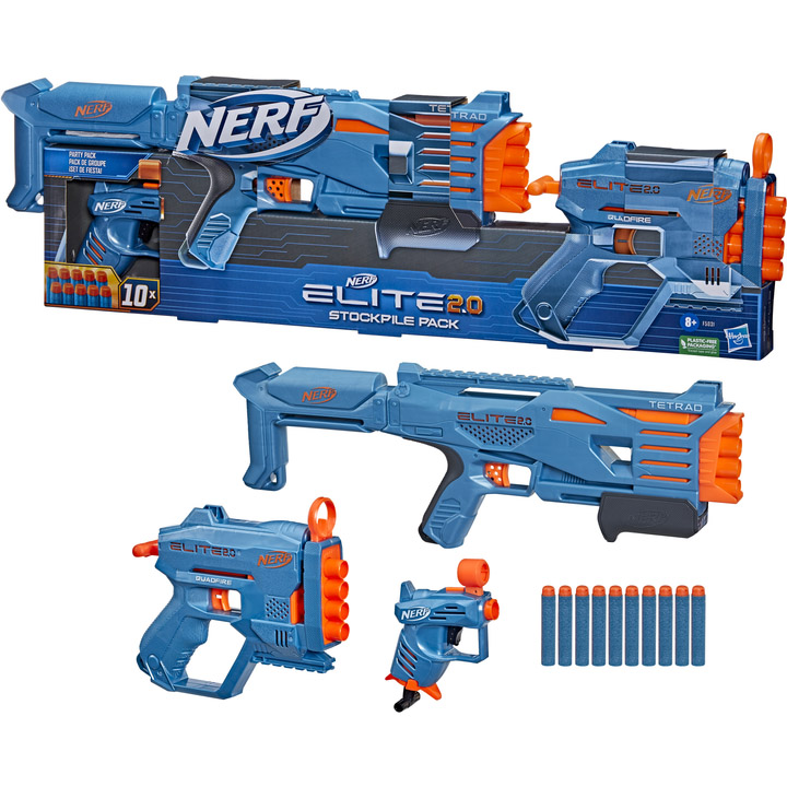 Набор бластеров NERF Elite 2.0 Stockpile (F5031) Возраст от 8 лет 