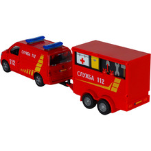 Модель TECHNODRIVE Volkswagen Служба 112 з причепом (520322.270)