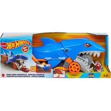 Игровой набор HOT WHEELS Грузовик-транспортер Акулья пасть + машинка (GVG36)