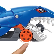 Игровой набор HOT WHEELS Грузовик-транспортер Акулья пасть + машинка (GVG36)