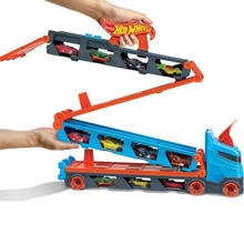 Игровой набор HOT WHEELS Грузовик-транспортер Супергонки + 3 машинки (GVG37)