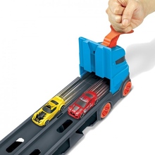Игровой набор HOT WHEELS Грузовик-транспортер Супергонки + 3 машинки (GVG37)