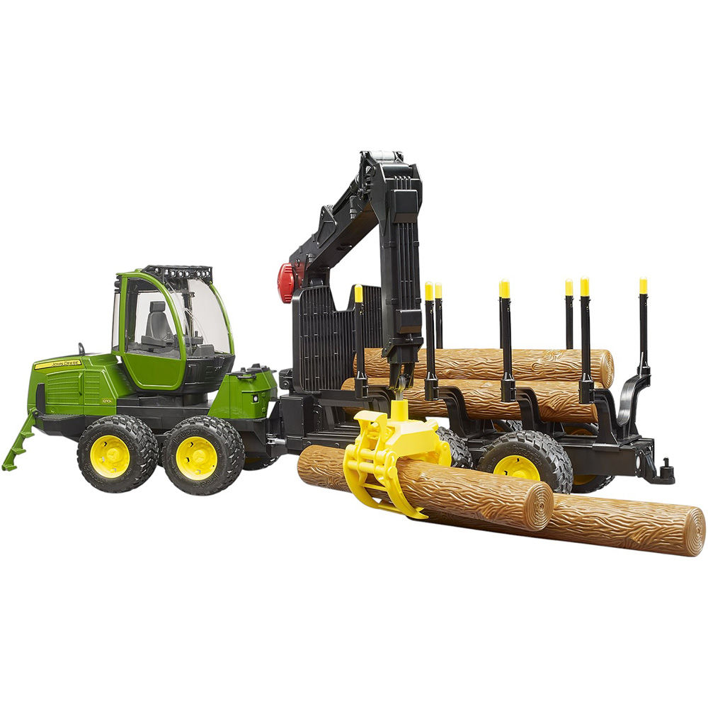 Набор BRUDER John Deere 1210E трактор с системой захвата (39864) Материал пластик