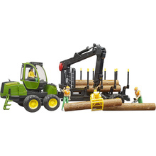 Набор BRUDER John Deere 1210E трактор с системой захвата (39864)