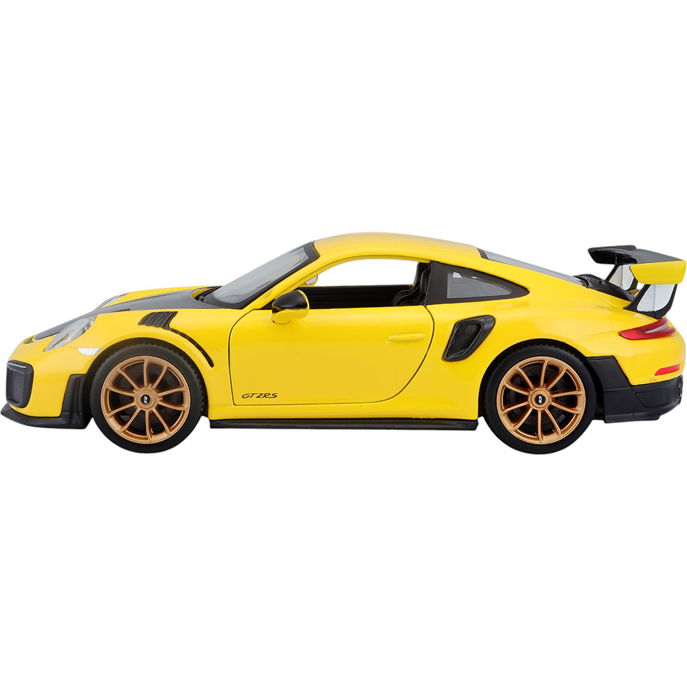 Модель MAISTO Porsche 911 GT2 RS 1:24 Yellow (40000) Вид игрушечной машины автомобиль