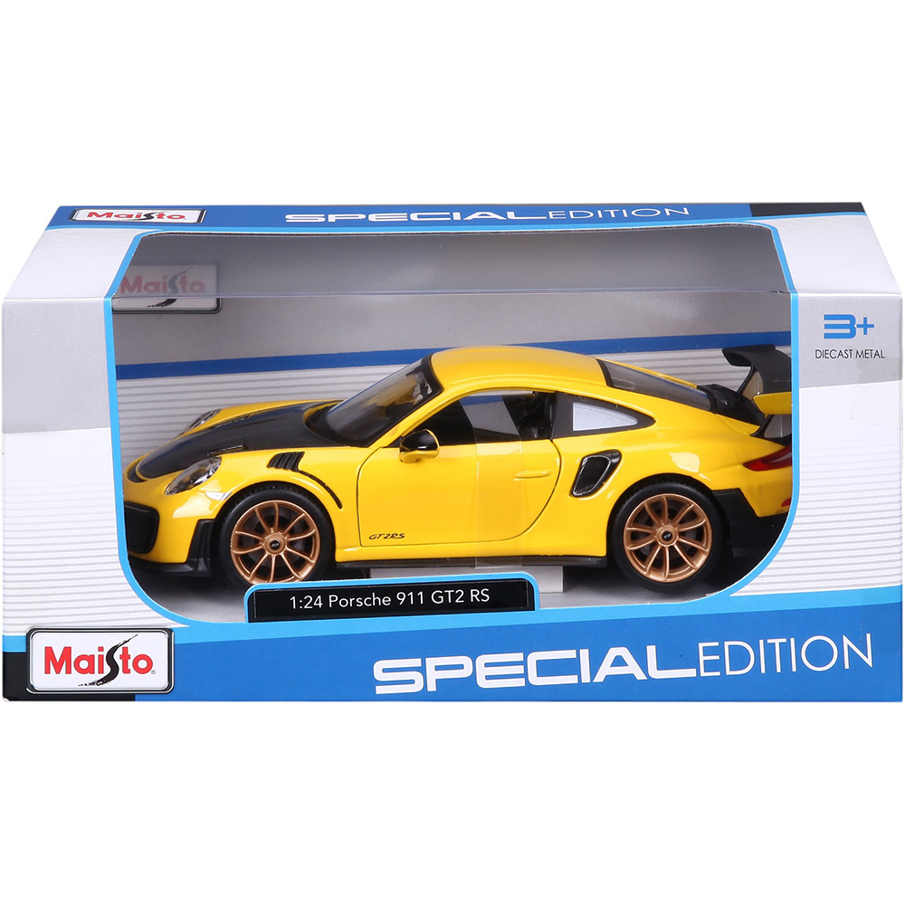 В Фокстрот Модель MAISTO Porsche 911 GT2 RS 1:24 Yellow (40000)