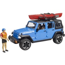 Набор BRUDER Jeep Wrangler Rubicon Unlimited автомобиль с каяком и фигуркой (02529)