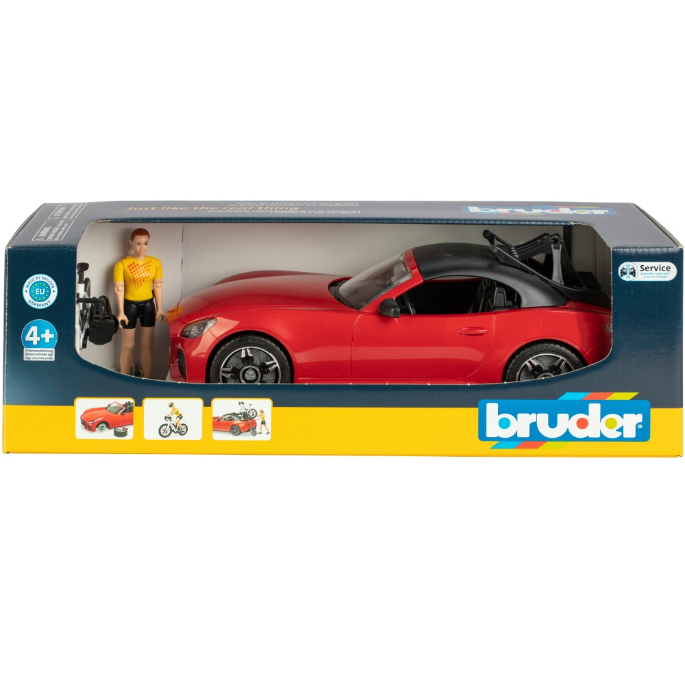 Замовити Набір BRUDER Roadster Bruder з велосипедом та фігуркою (03485)