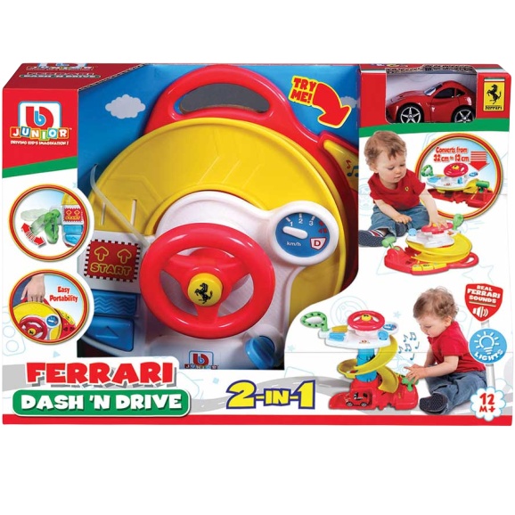 Набір BB JUNIOR Ferrari Dash 'N Drive (16-88803) Живлення 3 х ААА
