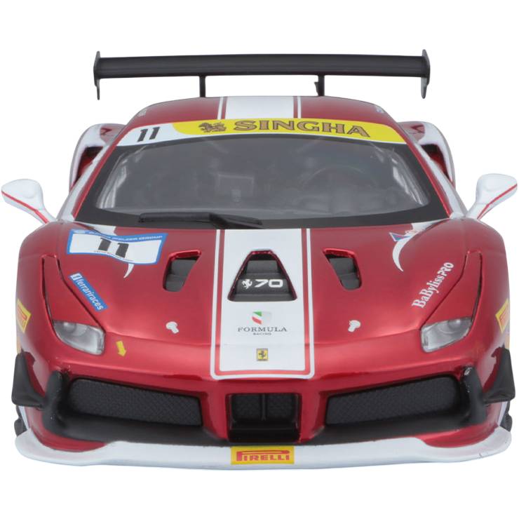 Зовнішній вигляд Авто-конструктор BBURAGO FERRARI 488 CHALLENGE 1:24 (18-26586)