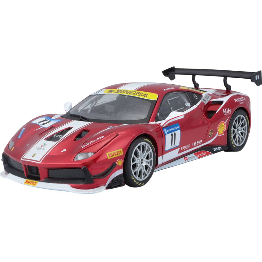 Авто-конструктор BBURAGO FERRARI 488 CHALLENGE 1:24 (18-26586)