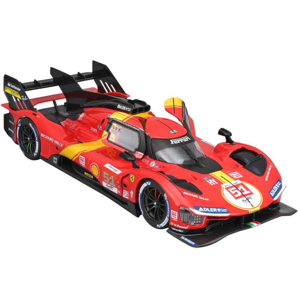 Авто-конструктор BBURAGO FERRARI 499P LMH 1:24 (18-26587) Вид игрушечной машины автомобиль