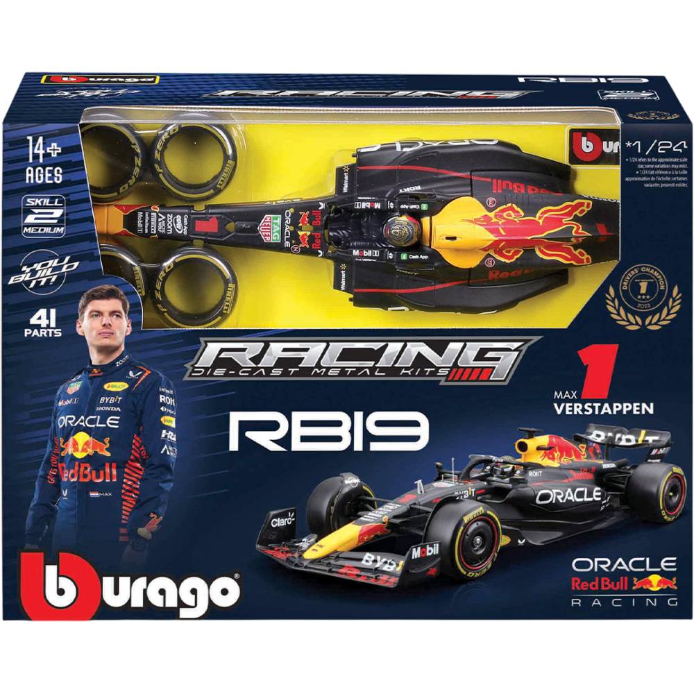Покупка Авто-конструктор BBURAGO ORACLE RED BULL RACING RB19 1:24 (18-28507)