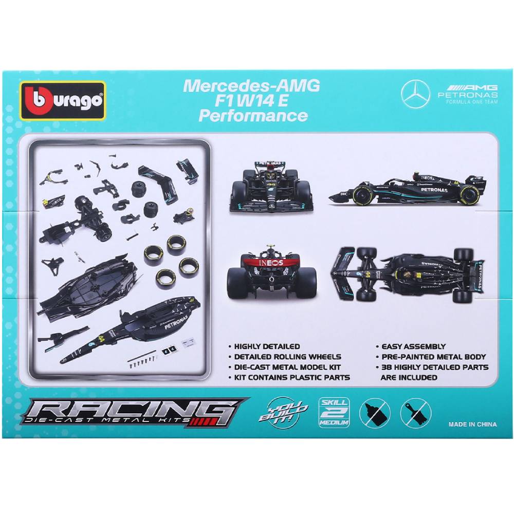 Замовити Авто-конструктор BBURAGO MERCEDES-AMG F1 W14 PERFORMANCE 1:24 (18-28510)