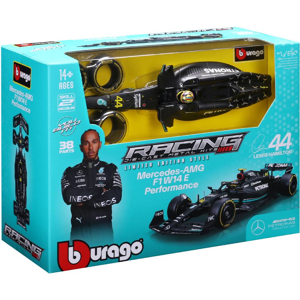 Фото Авто-конструктор BBURAGO MERCEDES-AMG F1 W14 PERFORMANCE 1:24 (18-28510)