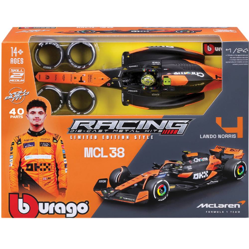 Фото Авто-конструктор BBURAGO MCLAREN MCL38 1:24 (18-28511)