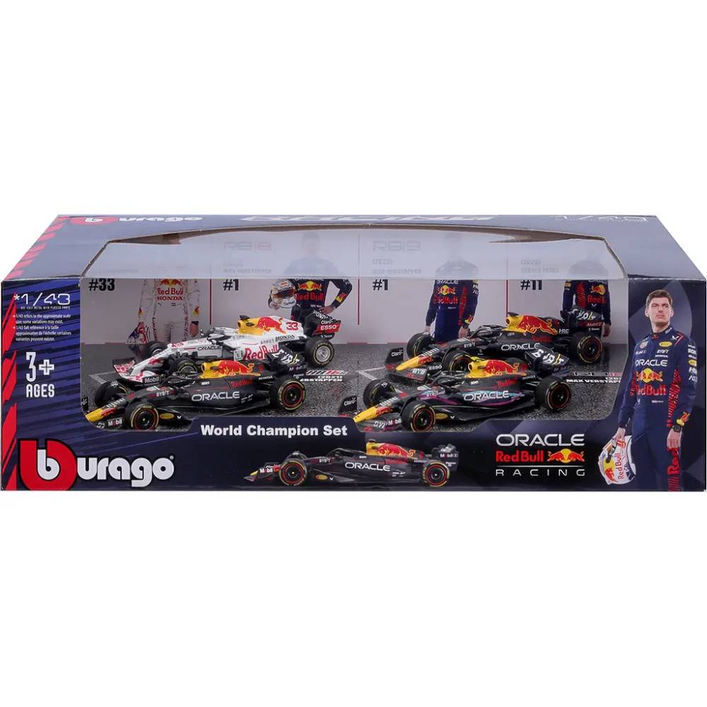 Набір автомоделей BBURAGO RED BULL RACING 1:43 (18-38092) Вид моделі автомобіль