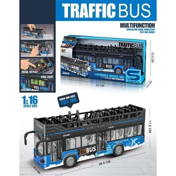 Автобус DIY TOYS CJ-4008559 Особенности звуковые эффекты