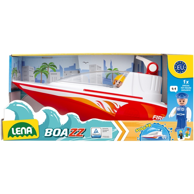 Пожарный катер LENA Boazz (4006942893201) Материал пластик