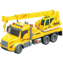 Машинка CARS S Будівельний кран Yellow (CJ-4436957)
