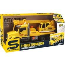 Машинка CARS S Будівельний кран Yellow (CJ-4436957)