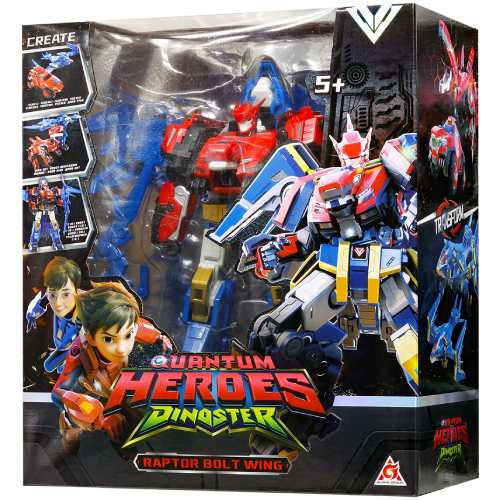 Робот-трансформер DINOSTER Raptor Bolt Wing (EU580806N) Розміри 260